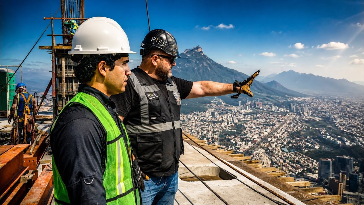 Subimos a la torre en construcción más alta de Latinoamérica | RISE Monterrey