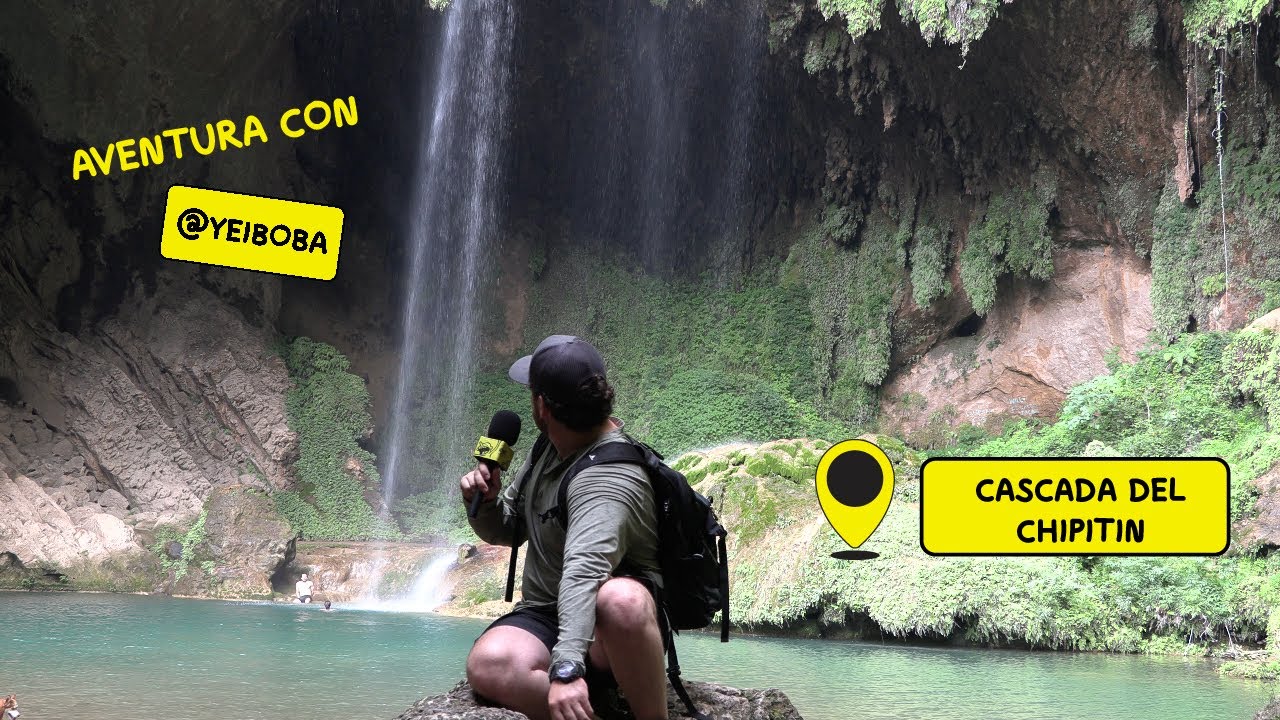 Aventurados en la sierra de Santiago, NL - La cascada del Chipitín