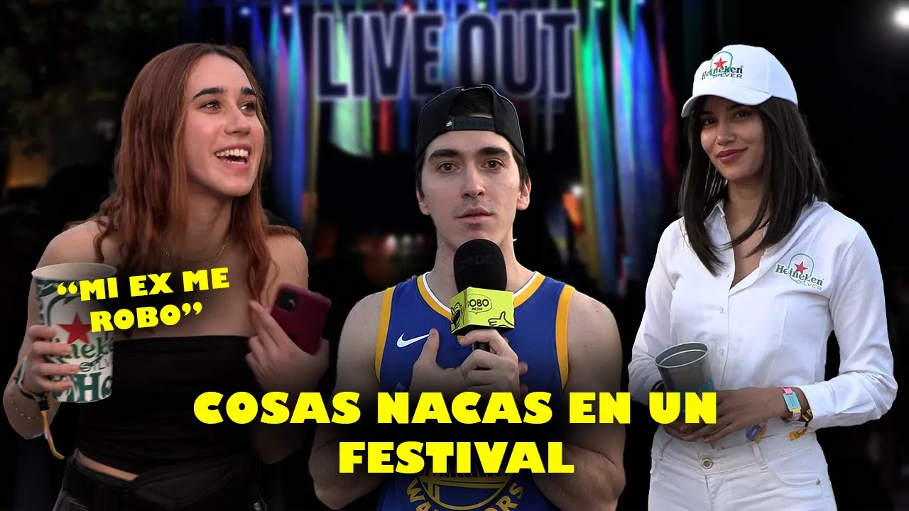 Cosas NACAS que pasan en un FESTIVAL desde el LIVE OUT con @SoyVictorRs 